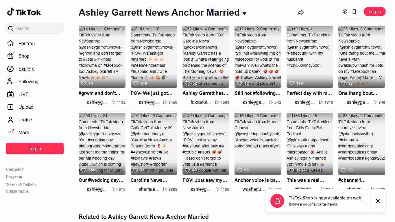 Ashley Garrett News Anchor Married TikTok